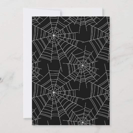 私たちの小さなブーはほとんどハロウィーンの赤ちゃんシャワー 招待状 (裏面)