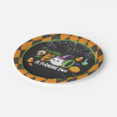 私たちの小さなブーは2つに変わる(Blk)パーティープレート ペーパープレート (アングル)