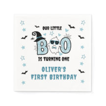 私たちの小さなブーは、1つの青い1歳の誕生日を回している