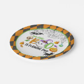 私たちの小さなブーは、2つの誕生日パーティーを回している(2) ペーパープレート (アングル)