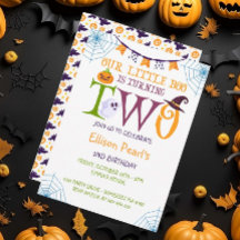 私たちの小さなブー2歳、ハロウィーン2歳の誕生日