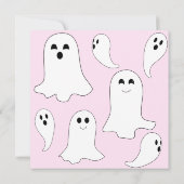 私たちの小さなブー2nd誕生日パーティの招待状 招待状 (裏面)