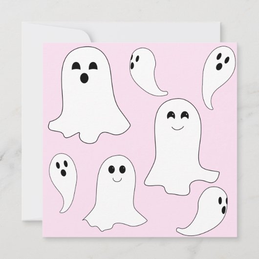 私たちの小さなブー2nd誕生日パーティの招待状 招待状 (裏面)