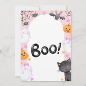 私たちの小さなブー2nd誕生日招待状幽霊 招待状 (裏面)