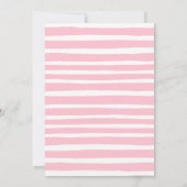 私たちの小さなプリンセスガールズバースデーパーティー 招待状 (裏面)