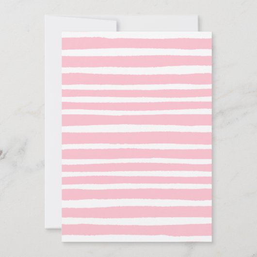 私たちの小さなプリンセスガールズバースデーパーティー 招待状 (裏面)