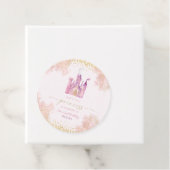 私たちの小さなプリンセス王室の城の誕生日パーティー フェイバータグ (インサイチュ)