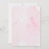 私たちの小さなプリンセス ティアラ 誕生日 招待状 (裏面)