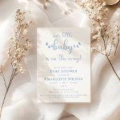 私たちの小さなベビーは赤ちゃんシャワーの途中にある 招待状