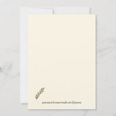 私たちの小さなホームステッドからありがとう サンキューカード (裏面)