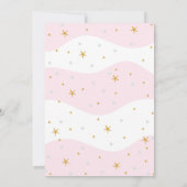 私たちの小さなマーメイド誕生日招待状と写真 招待状 (裏面)