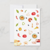 私たちの小さなミートボール誕生日 サンキューカード (裏面)