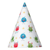 私たちの小さなモンスターの誕生日パーティー パーティーハット (正面)