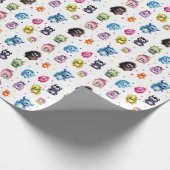 私たちの小さなモンスターの誕生日パーティー ラッピングペーパー (角)