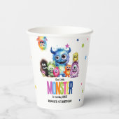 私たちの小さなモンスターの誕生日パーティー 紙コップ (裏面)