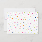 私たちの小さなモンスターの誕生日 サンキューカード (裏面)