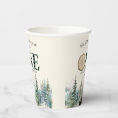 私たちの小さなランバージャックベア1st誕生日パーティー 紙コップ (左)