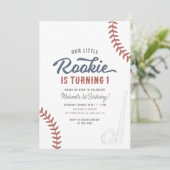 私たちの小さなルーキー野球の誕生日 招待状 (スタンド正面)