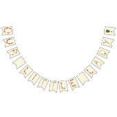 私たちの小さなレディバグは1回を回している – 最初の誕生日 バンティングフラッグ (全)