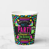 私たちの小さなレトロネオン80の13th誕生日パーティー 紙コップ (裏面)