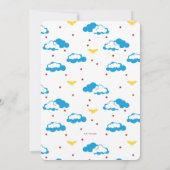 私たちの小さなワンダーウーマン 女の子の誕生日招待状 招待状 (裏面)