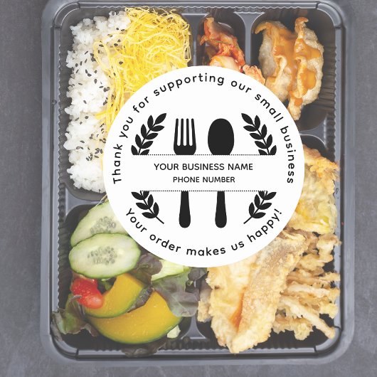 私たちの小さな事業を応援していただきありがとうございます ラウンドシール