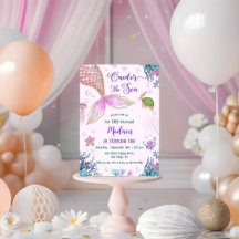 私たちの小さな人魚のワンダーザ海の最初の誕生日