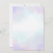 私たちの小さな人魚の女の子3th誕生日パーティー 招待状 (裏面)