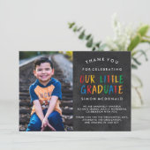 私たちの小さな卒業生 |シャルボード卒業 サンキューカード (スタンド正面)