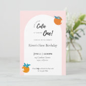 私たちの小さな可愛い子 誕生日パーティー招待状 招待状 (スタンド正面)