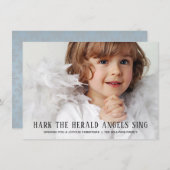 私たちの小さな天使フルフォトホリディグリーティングカード シーズンカード (正面/裏面)