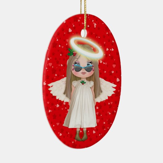 私たちの小さな天使 セラミックオーナメント (右)