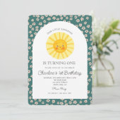 私たちの小さな太陽が1日を変える1日の誕生日 招待状 (スタンド正面)