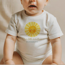 私たちの小さな太陽のかわいい太陽 ベビーTシャツ