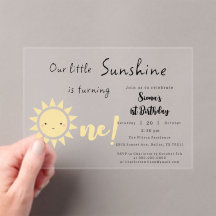 私たちの小さな太陽の光が一つかわいい誕生日を迎える
