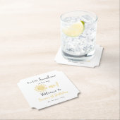 私たちの小さな太陽の光が一つかわいい誕生日を迎える ペーパーコースター (インサイチュ)