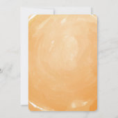 私たちの小さな太陽の光が1、1歳の誕生日を回っている 招待状 (裏面)