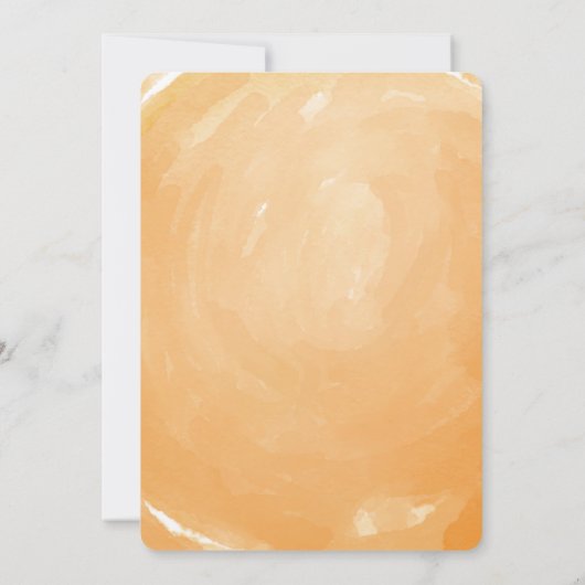 私たちの小さな太陽の光が1、1歳の誕生日を回っている 招待状 (裏面)