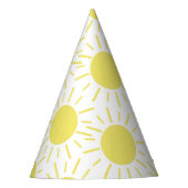 私たちの小さな太陽の光の最初の誕生日 パーティーハット (正面)