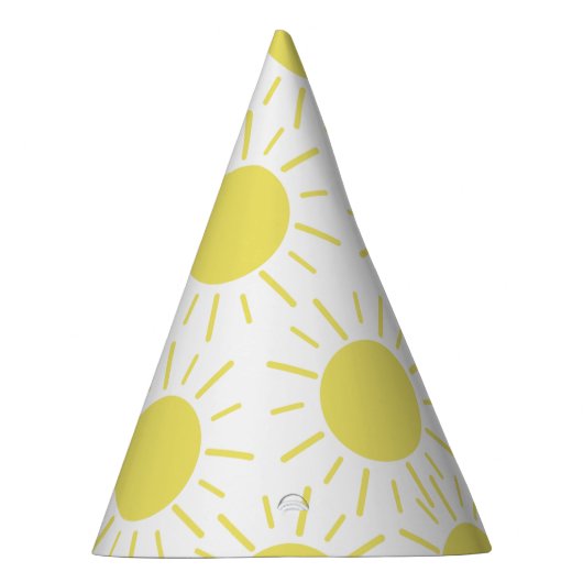 私たちの小さな太陽の光の最初の誕生日 パーティーハット (右)