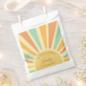 私たちの小さな太陽の光の誕生日の大きな太陽 フェイバーバッグ (クリップ留めされた状態)