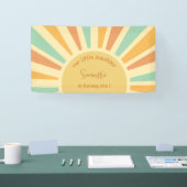 私たちの小さな太陽の光の誕生日の大きな太陽 横断幕 (トレードショー)