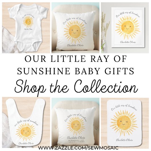 私たちの小さな太陽の光 ベビーボディスーツ