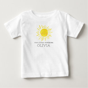 私たちの小さな太陽の誕生日パーティー ベビーTシャツ