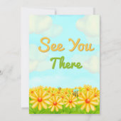 私たちの小さな太陽 - 春の招待 招待状 (裏面)