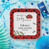 私たちの小さな女性は彼女の方法の女の子の赤ちゃんシャワー ペーパープレート (パーティー)