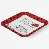 私たちの小さな女性は彼女の方法の女の子の赤ちゃんシャワー ペーパープレート (傾斜あり)