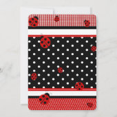 私たちの小さな女性をシャワー 招待状 (裏面)