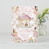 私たちの小さな妖精のフローラガーデン2nd誕生日I 招待状 (スタンド正面)