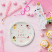 私たちの小さな妖精の魔法の2歳の誕生日パーティー ペーパープレート (パーティー)